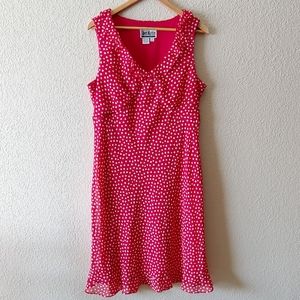 Sheri Martin polka dot midi dress